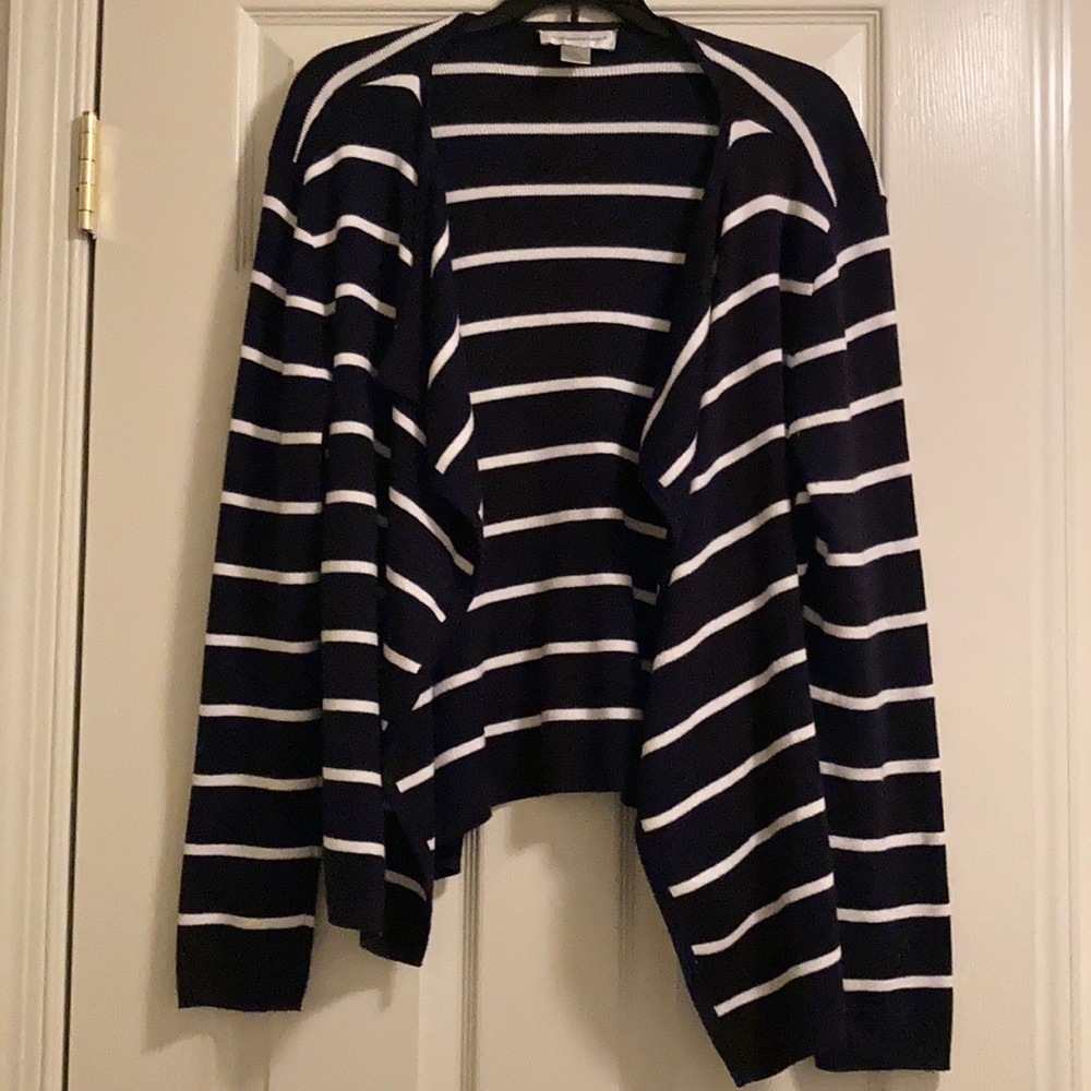 Christopher & Banks Women’s Open Front Cascading Cardigan (Size M)